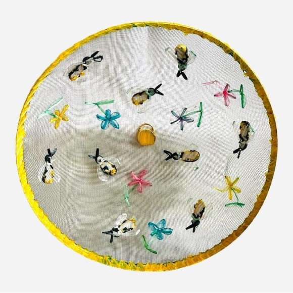 Food Cover Mesh & Wire Embroidered Food Dome Camping Picnics Food Cover - Picture 12 of 12